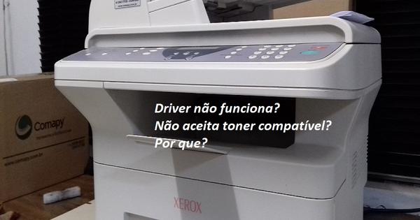 Xerox Phaser 3200. Driver Não Funciona? Ou Não Aceita Toner.