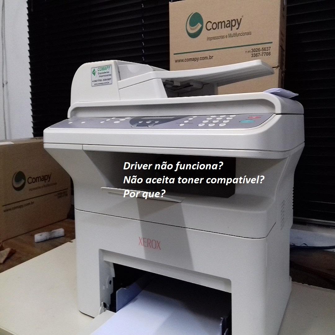 Xerox Phaser 3200. Driver Não Funciona? Ou Não Aceita Toner.
